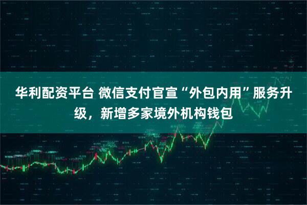 华利配资平台 微信支付官宣“外包内用”服务升级，新增多家境外机构钱包